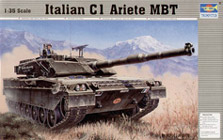 Trumpeter 1/35 Итальянский танк C-1 Ariete MBT