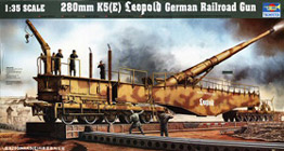 Trumpeter 1/35 280mm K5(E) Leopold German Railroad Gun