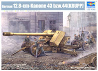 Trumpeter 1/35 Немецкия пушка 128mm Pak44(KRUPP)