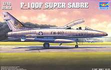 Trumpeter 1/48 F-100F Super Sabre сборная модель
