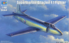Trumpeter 1/48 Supermarine Attacker F.1 сборная модель